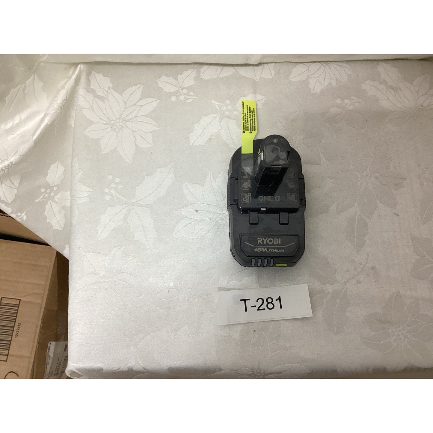 Ryobi ONE+ 18V Lithium-Ion 2Ah Battery Black Power Tool Battery Pack T-281