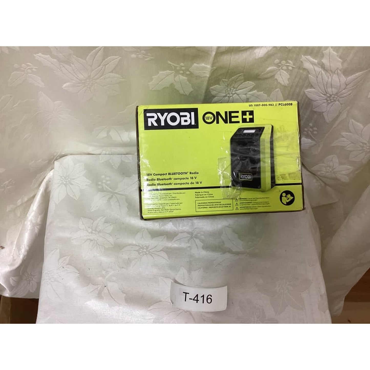 Ryobi ONE+ 18V Compact Bluetooth Radio T-416