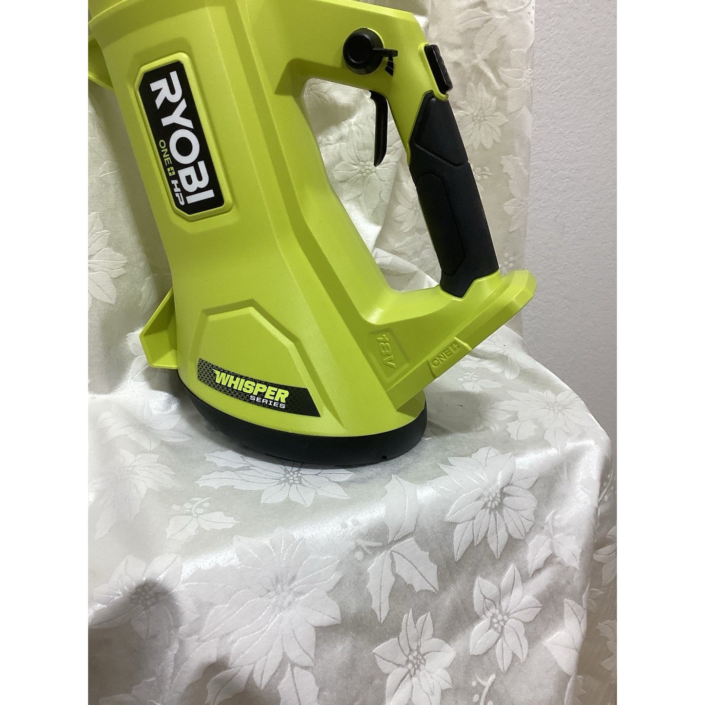 Ryobi ONE+ HP Whisper Series Handheld Leaf Blower 18V Battery Ergonomic Green