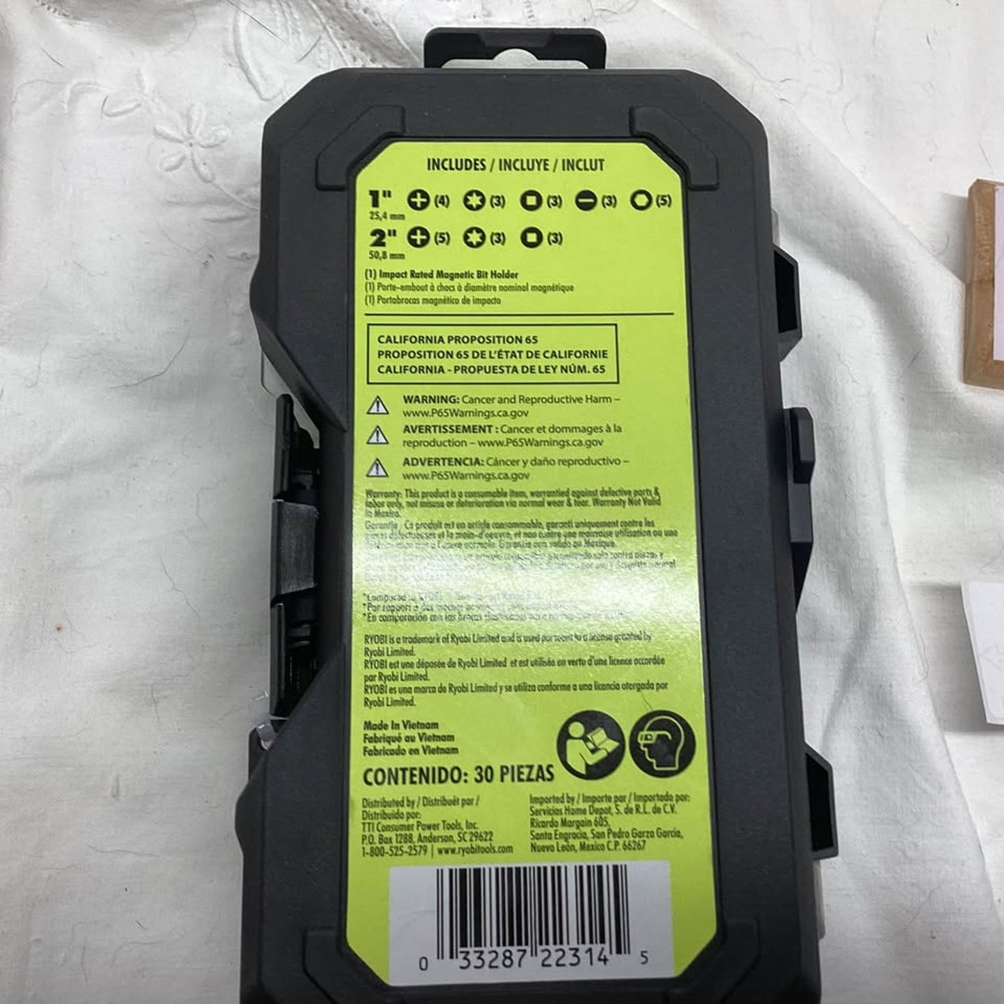 Ryobi 30-Piece Impact Driving Set T-682