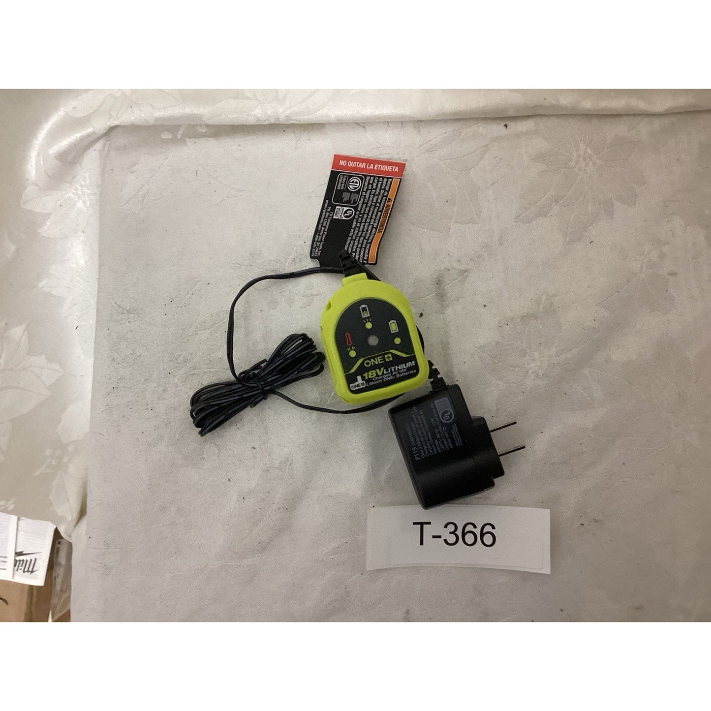 Ryobi 18v Charger T-366