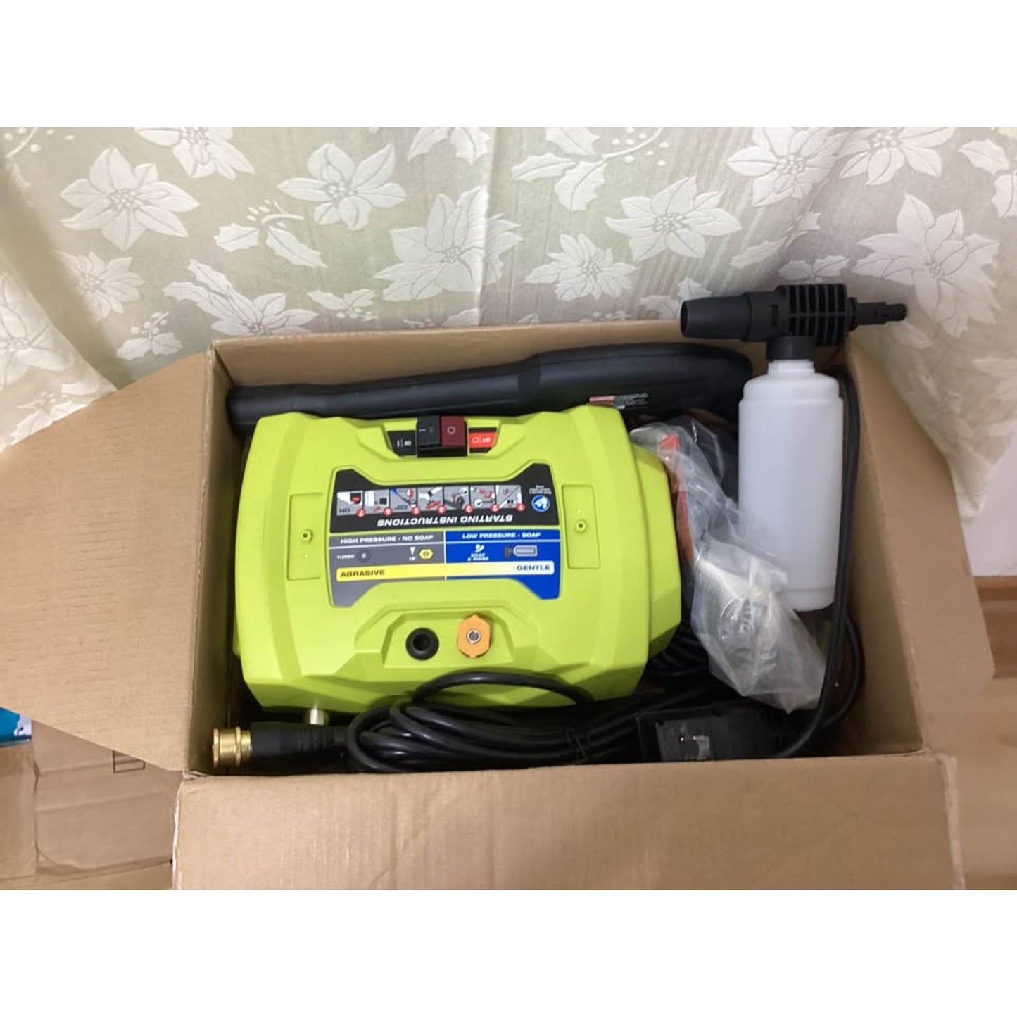 Ryobi 1800 PSI 1.2 GPM Electric Pressure Washer T-587