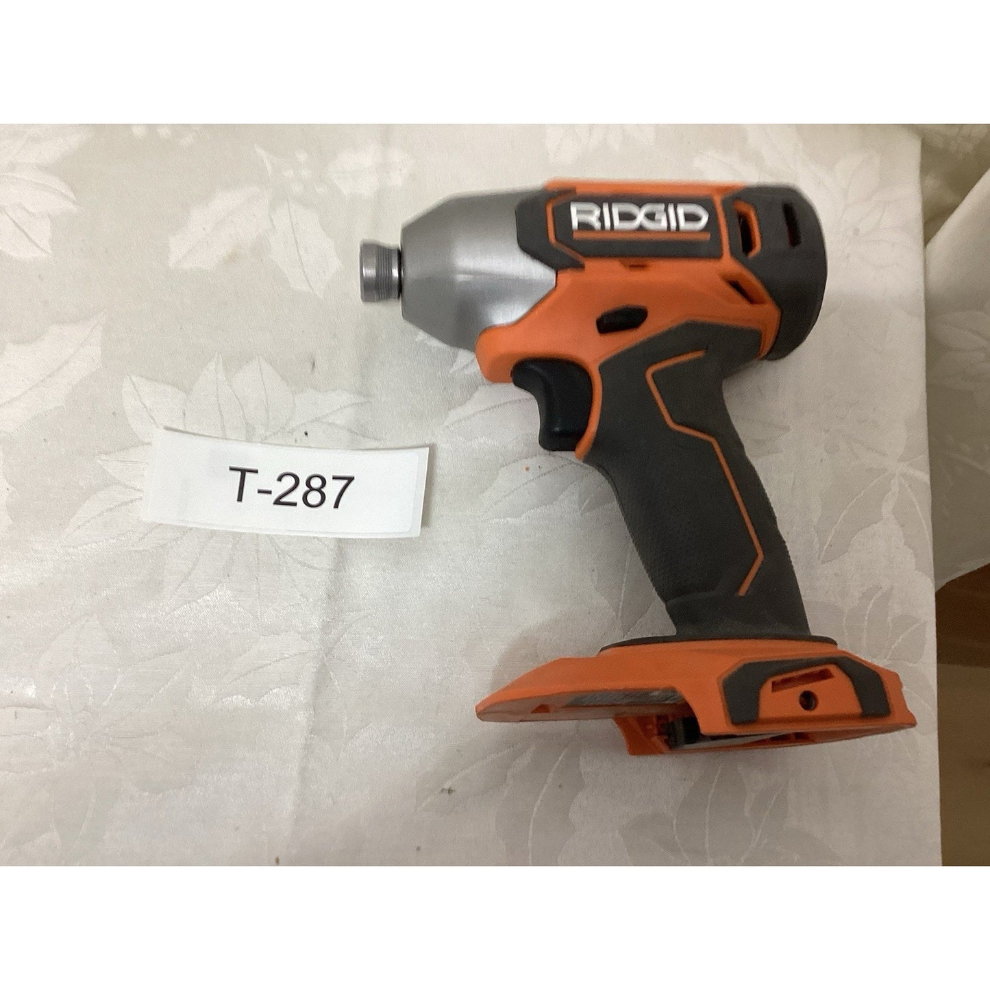 RIDGID R860021 18V Impact Driver Orange/Black/Gray Cordless Tool T-287