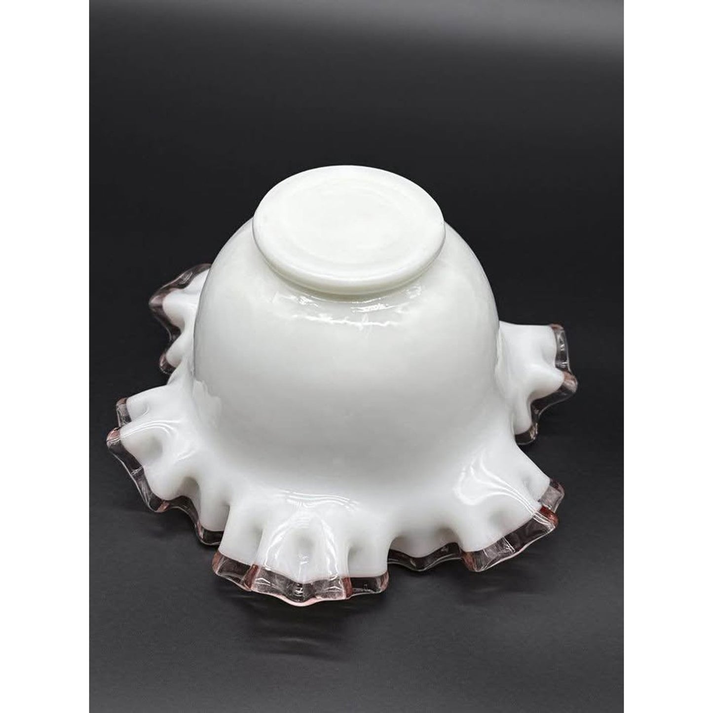 Vintage Fenton Rose Crest Bowl
