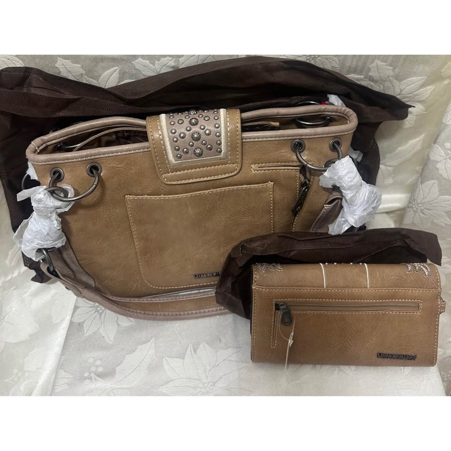 Montana West Western Handbag and Wallet Set B-211