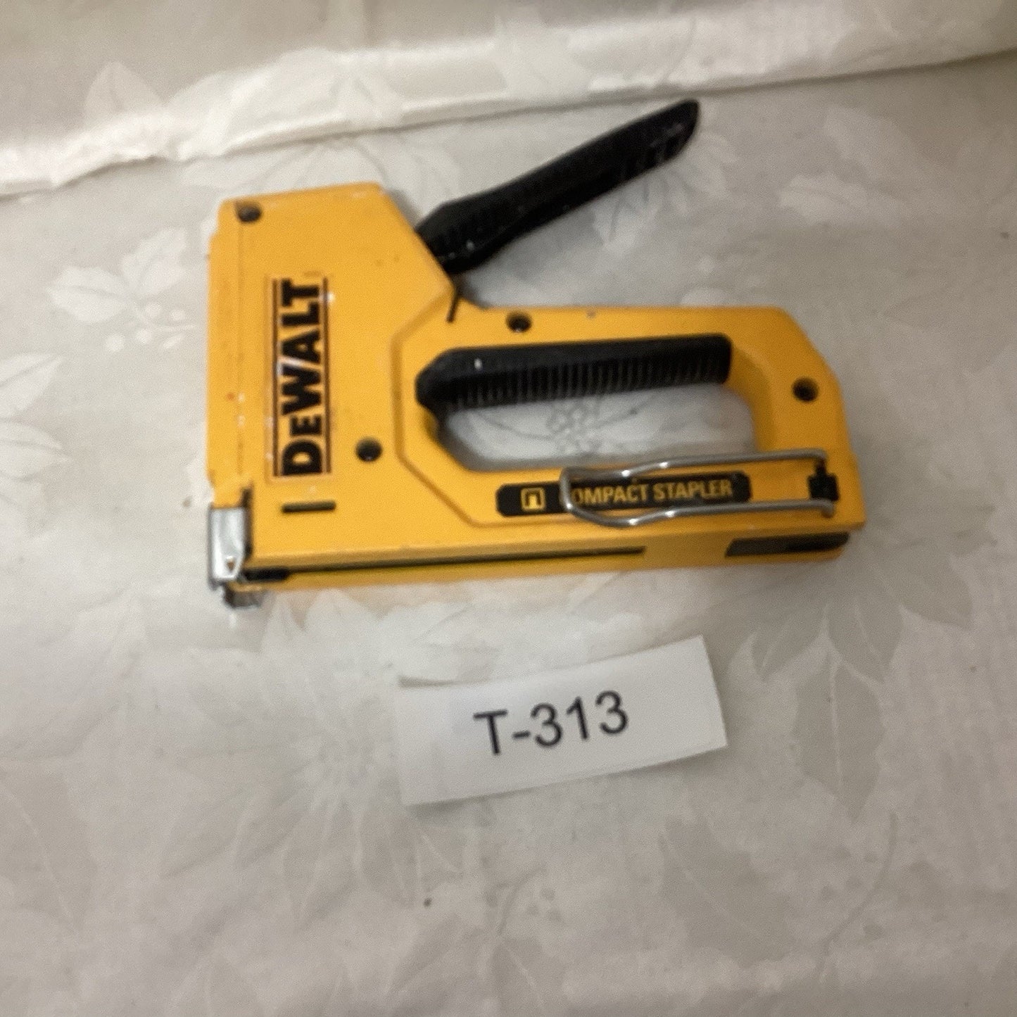 DEWALT Compact Impact Stapler Yellow Black Manual Hand Tool T-313