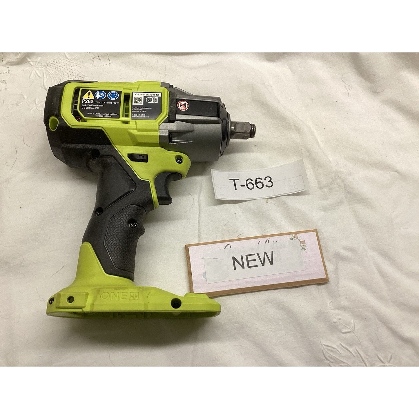 Ryobi P262 ONE+ HP Brushless Impact Wrench T-663