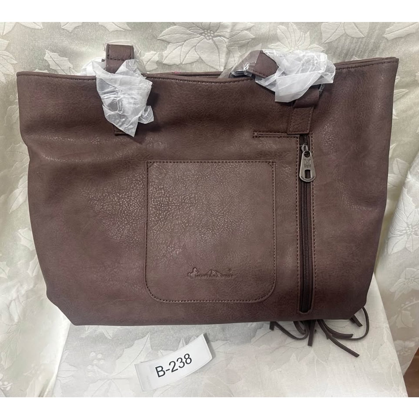 New Montana West Feather Fringe Tote Bag B-238