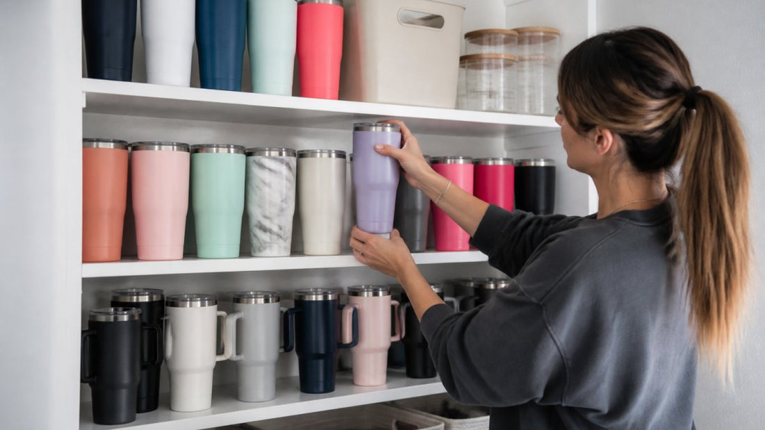 How to Organize a Tumbler Collection: 7 Easy Steps