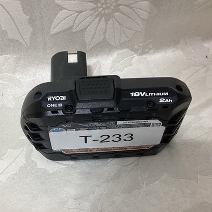Ryobi ONE+ 18V Lithium-Ion 2Ah Battery Black Power Tool Replacement Pack T-233