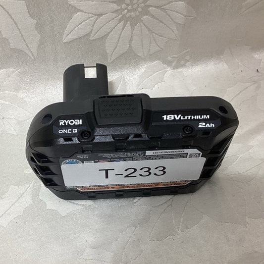 Ryobi ONE+ 18V Lithium-Ion 2Ah Battery Black Power Tool Replacement Pack T-233