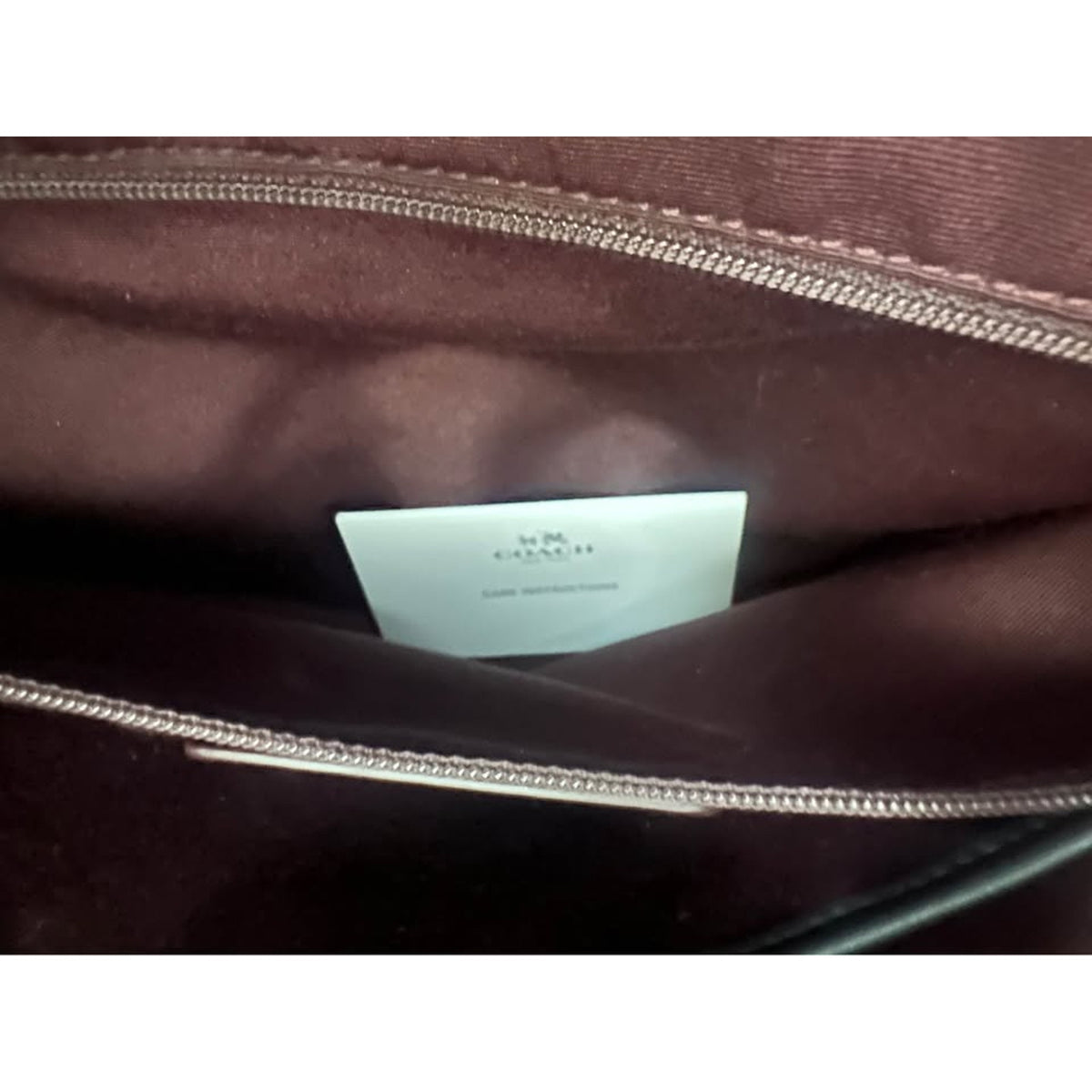 Pre-loved Coach Black Leather and Patterned Canvas Tote Bag