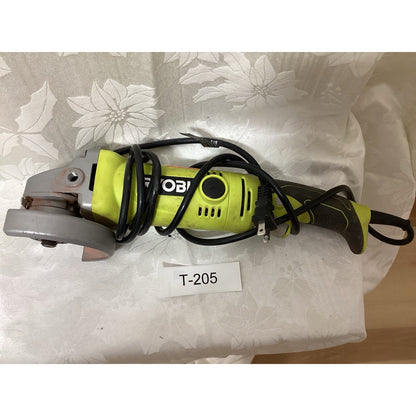 Ryobi Corded Electric Angle Grinder Rotary/Circular Green/Black/Gray T-205