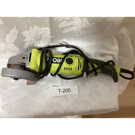 Ryobi Corded Electric Angle Grinder Rotary/Circular Green/Black/Gray T-205