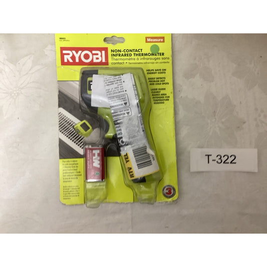 Ryobi Infrared Non-Contact Digital Thermometer IR002, -4 to 600°F Range T-322