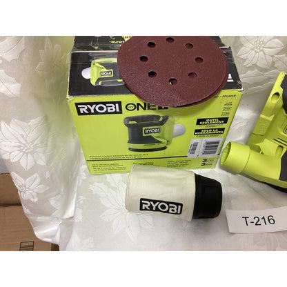 Ryobi PCL406B Orbital Sander 18V Battery Green Black 5in MPN PCL406B T-216