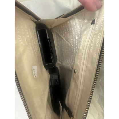 Pre-loved Kate Spade Black Saffiano Leather charge it Pouch. B-315