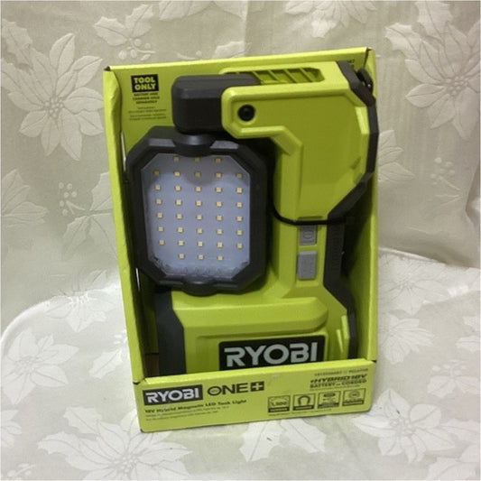 RYOBI ONE+ 18V Hybrid Magnetic LED Work Light 1500 lm USB Port PCL635B