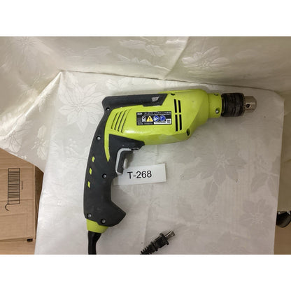 Ryobi D620H Drill/Driver, Corded 120V, 3/8" Keyed Chuck, 0-2500 RPM T-268