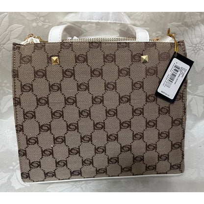 NEW bebe Talulla Small Satchel with white writing. B144