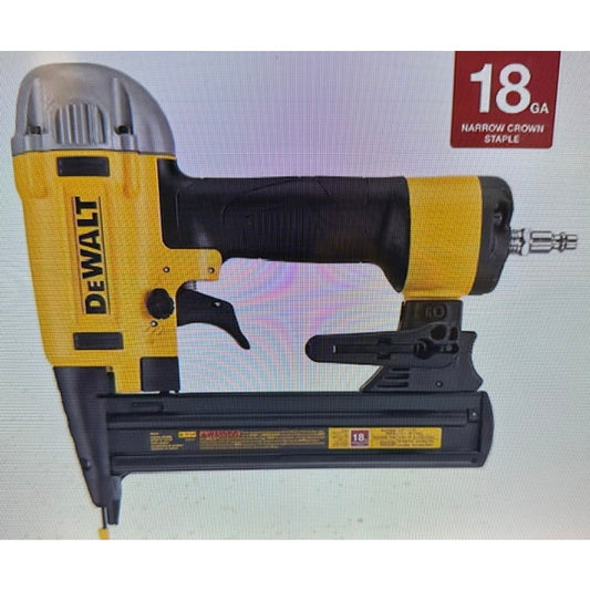 DEWALT DWFP1838 Pneumatic 18-Gauge 1/4 in. Crown Corded Stapler P-093