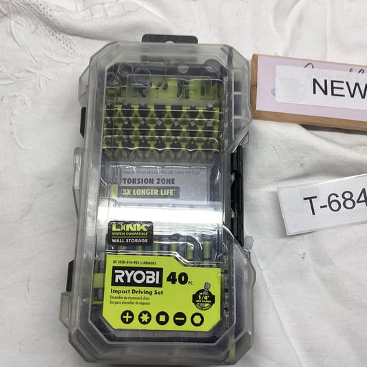 RYOBI Impact Rated Bit Set 40 pc T-684