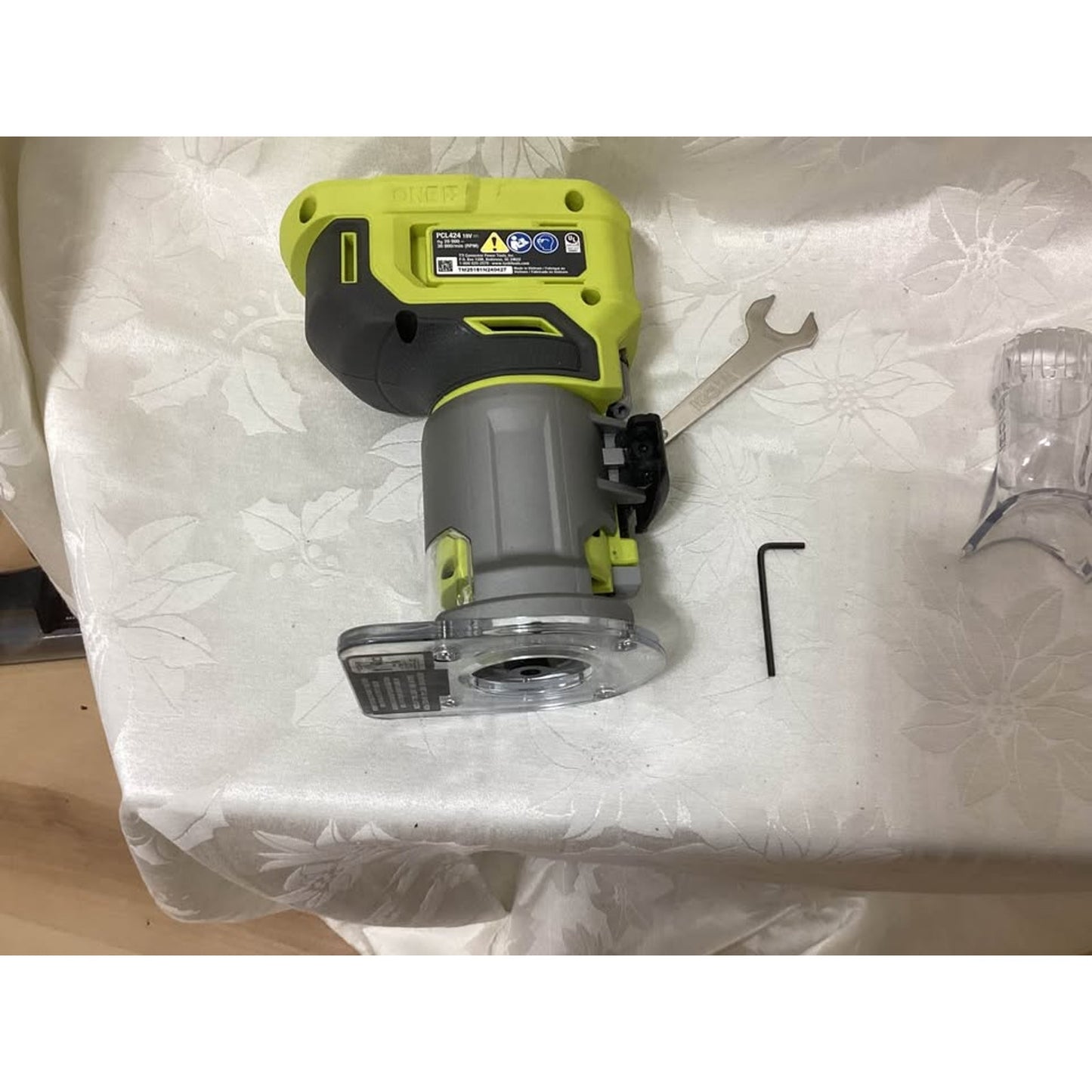 Ryobi PCL424 18V router no reply to is this available