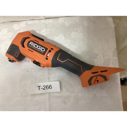RIDGID R86241 18V Li-Ion Oscillating Tool, Orange/Black, Variable Speed T-266