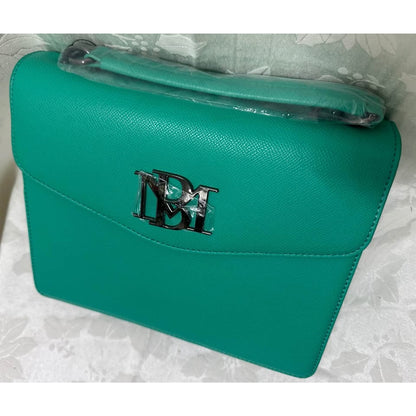 NEW Badgley Mischka Green Crossbody with Handle. B132