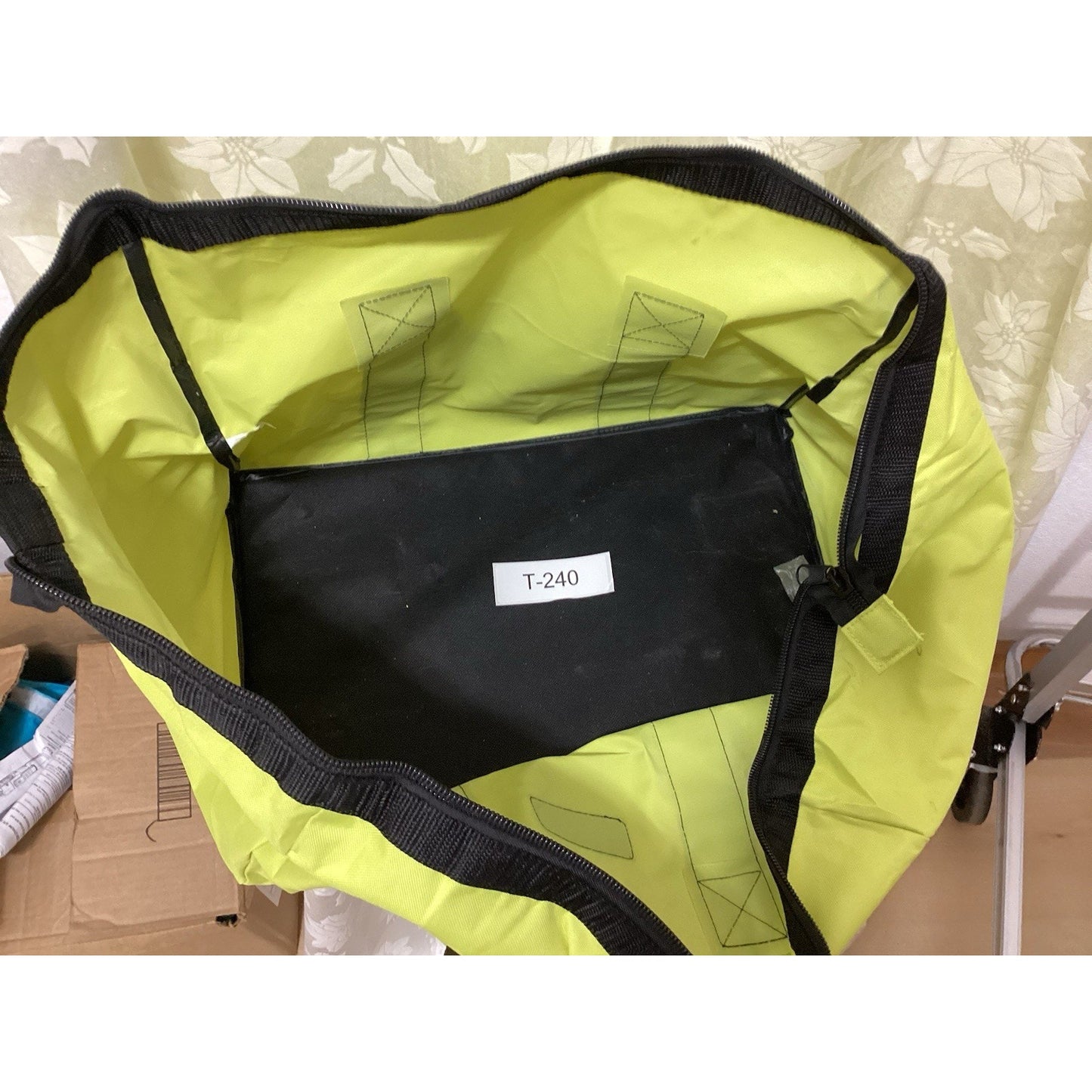 Ryobi Green and Black Fabric Tool Bag, With Handle, T-240, Durable Carry Tote