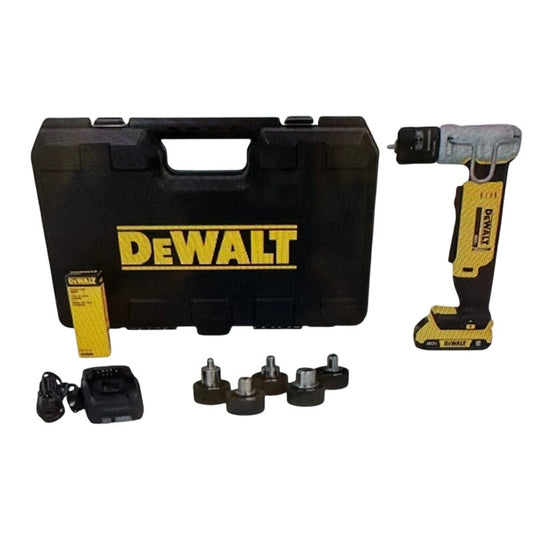 DEWALT 20V MAX Lithium Copper Swage Tool w/ 2 Ah Batt, Chagr and Kitbox P-065