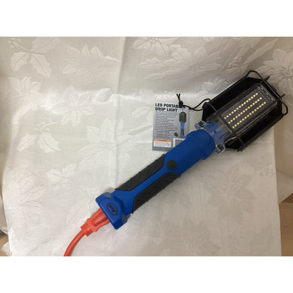 Performance Tool W2274 120V LED Work Light 30 LEDs Blue/Black Portable Hanging