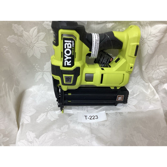 Ryobi ONE+ HP 18V Cordless 18 Gauge Brad Nail Gun Green/Black Powerful Tool T223