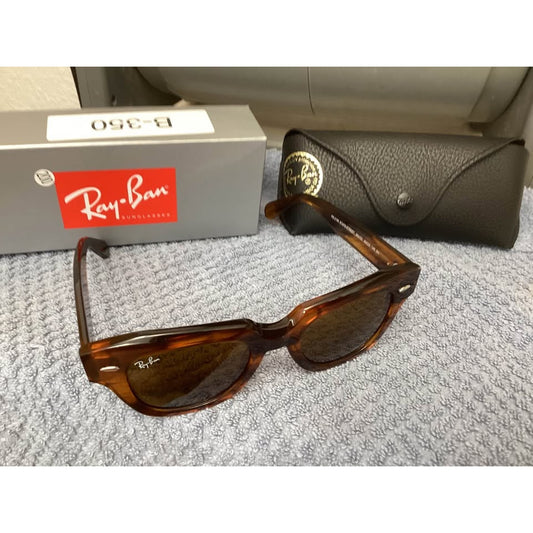 Ray-Ban State Street Brown Tortoise Shell Sunglasses B-350