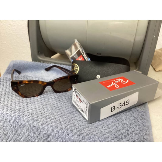 Ray-Ban Cat Eye Tortoise Shell Sunglasses B-349