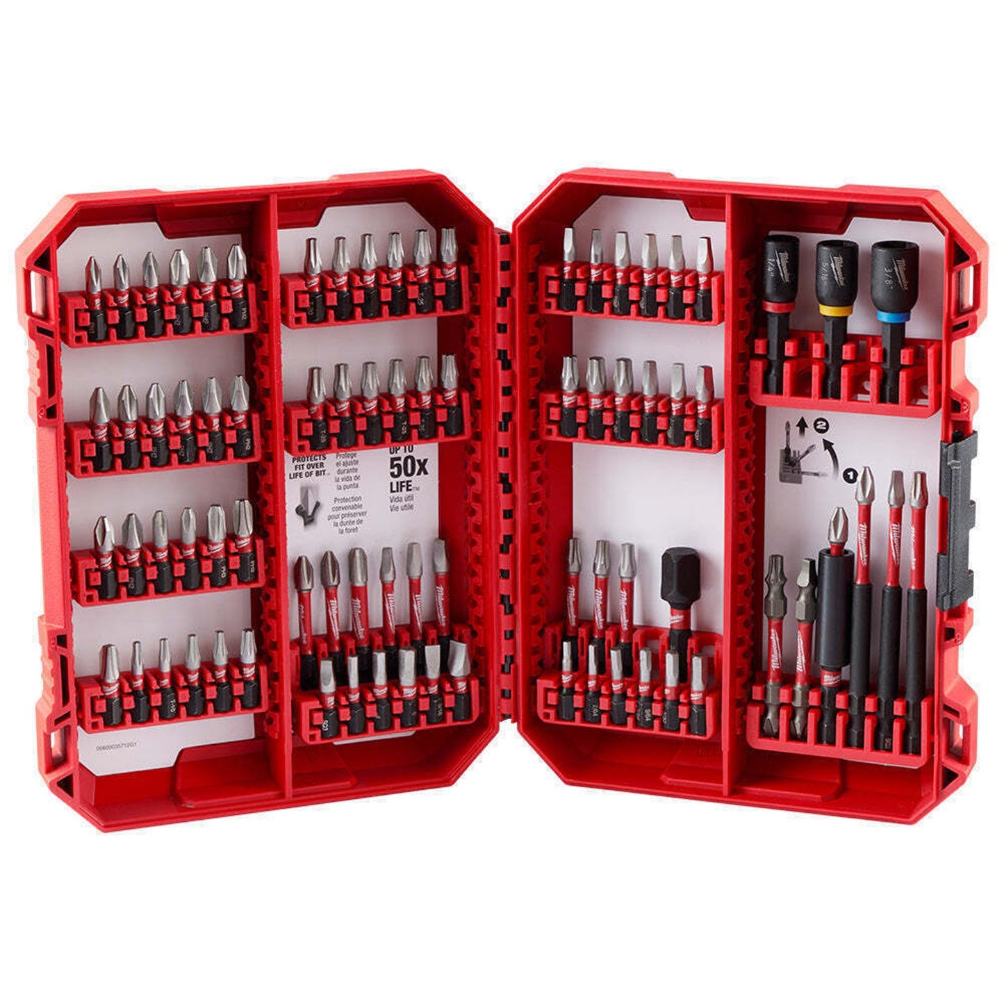 Milwaukee 48-32-4094 SHOCKWAVE Impact Duty Driver Bit Set 80PC - T-696
