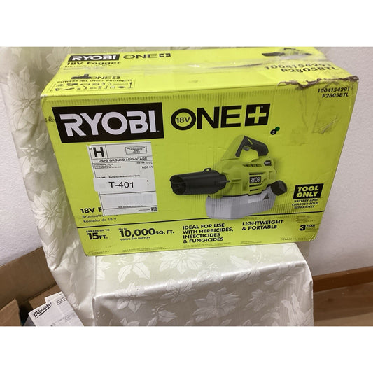 Ryobi P2805A Cordless 18V Lithium-Ion Outdoor Lawn Insect Control Tool T-401
