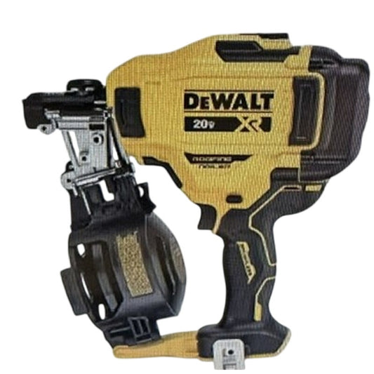 DEWALT 20V MAX 15-Degree Electric Cordless Roofing Nailer (Tool Only) P-038