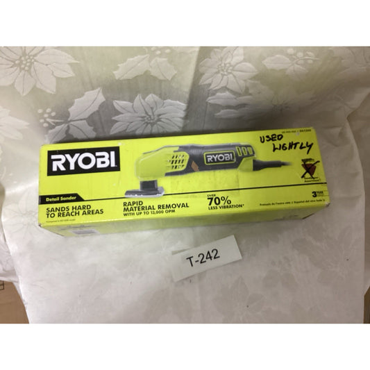 Ryobi DS1300 Detail Sander for Wood, Model DS1300, MPN DS1300 T-242