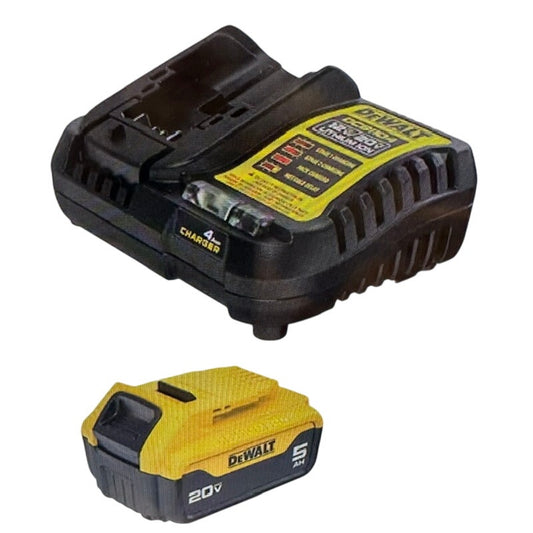 DEWALT 20V MAX Lithium-Ion 5.0 Ah Battery and Charger P-042