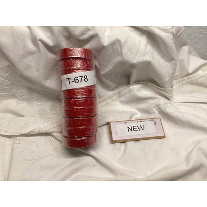 Red Electrical Tape T-678, 10-Pack Merco