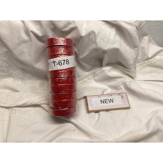 Red Electrical Tape T-678, 10-Pack Merco