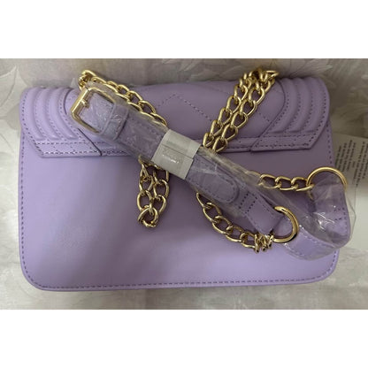 Valentino Orlandi chevron Purple Crossbody Bag B151-9585