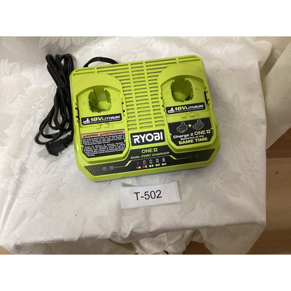 Ryobi P117 One+ 18 Volt Dual Chemistry IntelliPort Battery Charger T-502