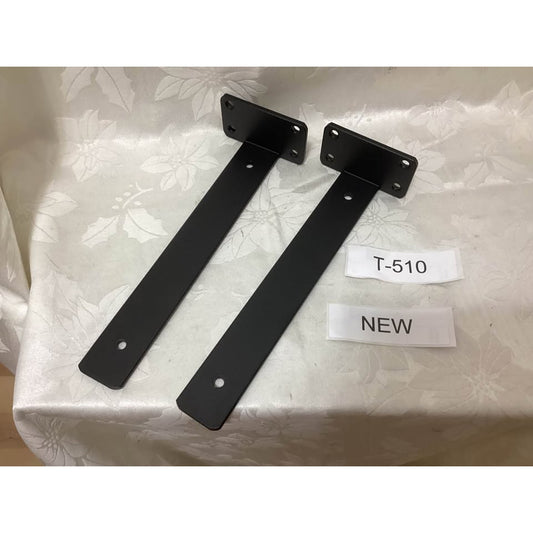 New Black T-510 Metal Brackets (Pair) these are 1/8 steel very heavy. T-510