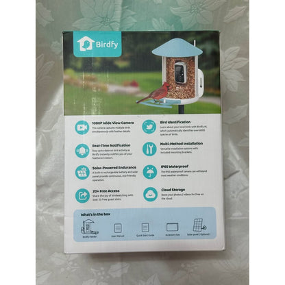 Birdfy Smart Bird Feeder Camera