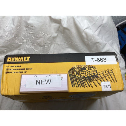 Dewalt 15* Roofing Nails New Box T-668 1 3/4 4200 Nails