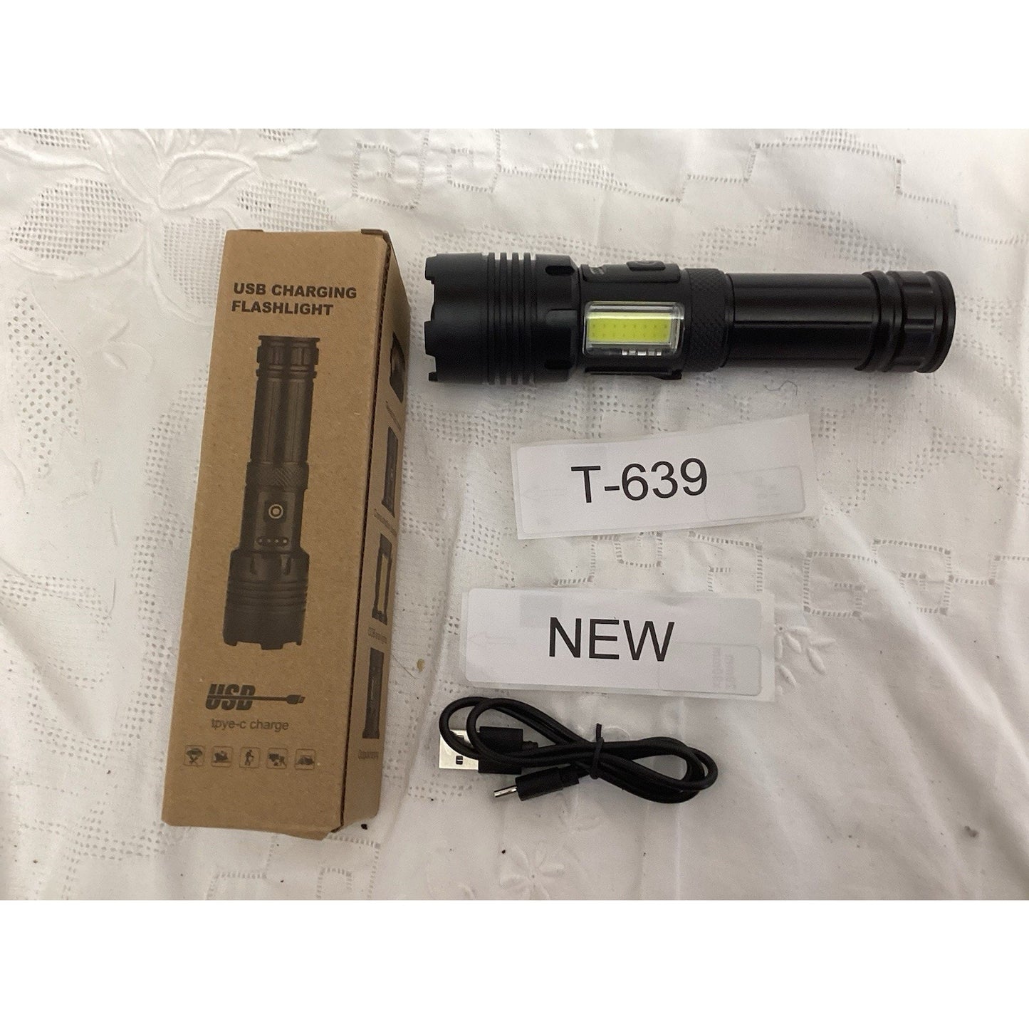 usb flashlight rechargeable T-639