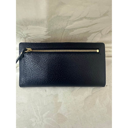 New Kate Spade Stacy Grand Street Navy Blue Wallet. B-290