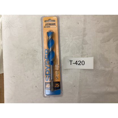 Spyder Stinger 3/4" 9 Step Bit 1/4" Hex New 19021 T-420
